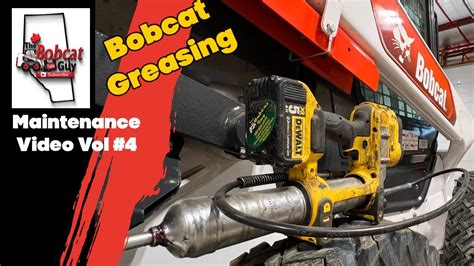 bobcat trackloader grease